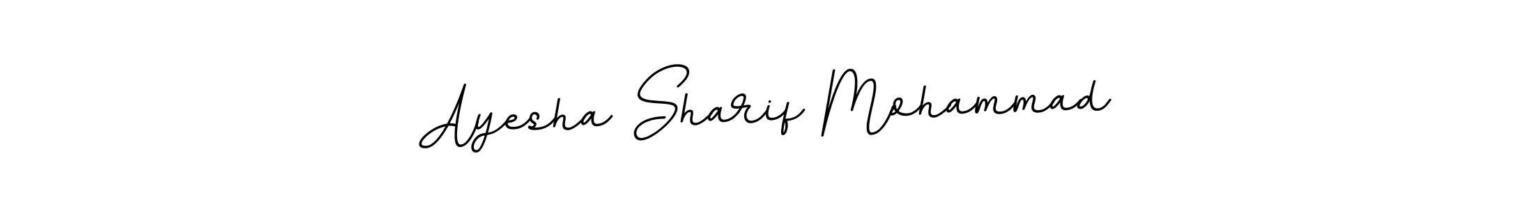 Use a signature maker to create a handwritten signature online. With this signature software, you can design (BallpointsItalic-DORy9) your own signature for name Ayesha Sharif Mohammad. Ayesha Sharif Mohammad signature style 11 images and pictures png