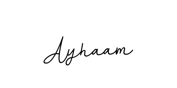 Create a beautiful signature design for name Ayhaam. With this signature (BallpointsItalic-DORy9) fonts, you can make a handwritten signature for free. Ayhaam signature style 11 images and pictures png