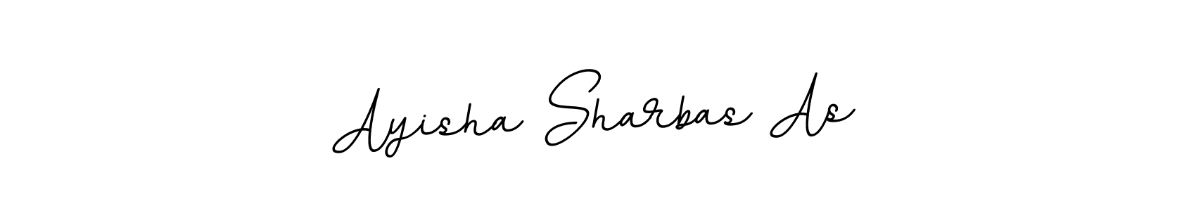 if you are searching for the best signature style for your name Ayisha Sharbas As. so please give up your signature search. here we have designed multiple signature styles  using BallpointsItalic-DORy9. Ayisha Sharbas As signature style 11 images and pictures png