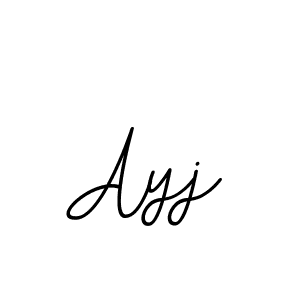 Ayj stylish signature style. Best Handwritten Sign (BallpointsItalic-DORy9) for my name. Handwritten Signature Collection Ideas for my name Ayj. Ayj signature style 11 images and pictures png