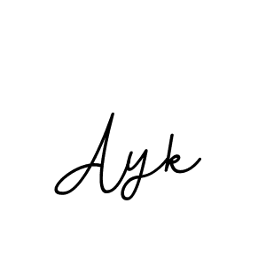 The best way (BallpointsItalic-DORy9) to make a short signature is to pick only two or three words in your name. The name Ayk include a total of six letters. For converting this name. Ayk signature style 11 images and pictures png