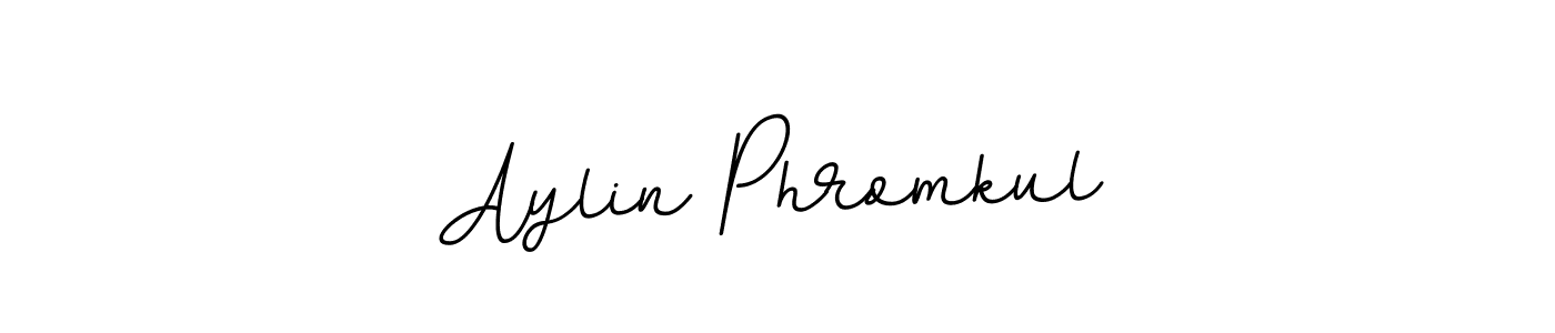 How to make Aylin Phromkul signature? BallpointsItalic-DORy9 is a professional autograph style. Create handwritten signature for Aylin Phromkul name. Aylin Phromkul signature style 11 images and pictures png