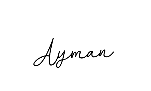 Design your own signature with our free online signature maker. With this signature software, you can create a handwritten (BallpointsItalic-DORy9) signature for name Ayman. Ayman signature style 11 images and pictures png