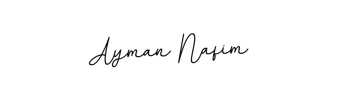 Make a beautiful signature design for name Ayman Nafim. With this signature (BallpointsItalic-DORy9) style, you can create a handwritten signature for free. Ayman Nafim signature style 11 images and pictures png