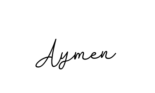 Use a signature maker to create a handwritten signature online. With this signature software, you can design (BallpointsItalic-DORy9) your own signature for name Aymen. Aymen signature style 11 images and pictures png