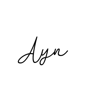 Create a beautiful signature design for name Ayn. With this signature (BallpointsItalic-DORy9) fonts, you can make a handwritten signature for free. Ayn signature style 11 images and pictures png