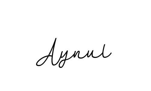 How to make Aynul name signature. Use BallpointsItalic-DORy9 style for creating short signs online. This is the latest handwritten sign. Aynul signature style 11 images and pictures png