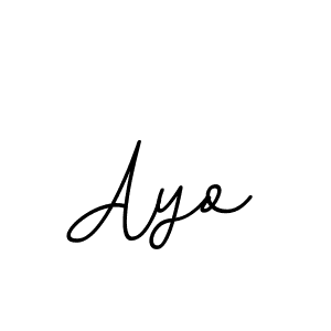 How to make Ayo name signature. Use BallpointsItalic-DORy9 style for creating short signs online. This is the latest handwritten sign. Ayo signature style 11 images and pictures png