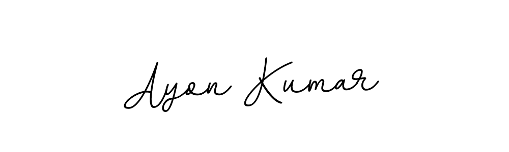 You should practise on your own different ways (BallpointsItalic-DORy9) to write your name (Ayon Kumar) in signature. don't let someone else do it for you. Ayon Kumar signature style 11 images and pictures png