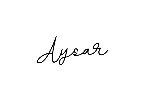 It looks lik you need a new signature style for name Aysar. Design unique handwritten (BallpointsItalic-DORy9) signature with our free signature maker in just a few clicks. Aysar signature style 11 images and pictures png