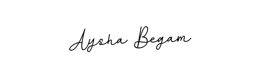if you are searching for the best signature style for your name Aysha Begam. so please give up your signature search. here we have designed multiple signature styles  using BallpointsItalic-DORy9. Aysha Begam signature style 11 images and pictures png