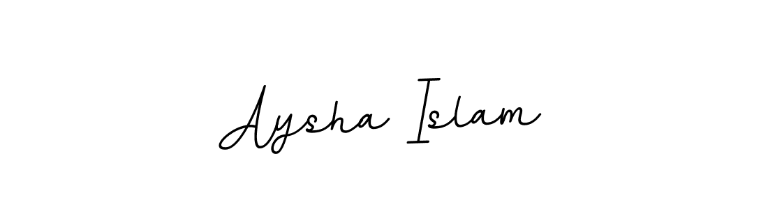 How to make Aysha Islam signature? BallpointsItalic-DORy9 is a professional autograph style. Create handwritten signature for Aysha Islam name. Aysha Islam signature style 11 images and pictures png