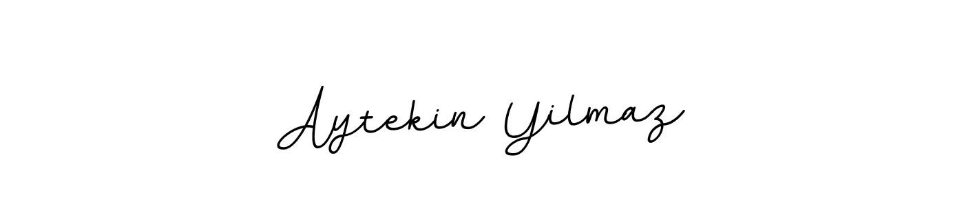 Make a beautiful signature design for name Aytekin Yilmaz. With this signature (BallpointsItalic-DORy9) style, you can create a handwritten signature for free. Aytekin Yilmaz signature style 11 images and pictures png