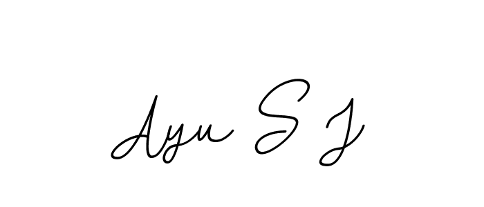 92 Ayu S J Name Signature Style Ideas New Online Signature