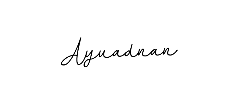 It looks lik you need a new signature style for name Ayuadnan. Design unique handwritten (BallpointsItalic-DORy9) signature with our free signature maker in just a few clicks. Ayuadnan signature style 11 images and pictures png