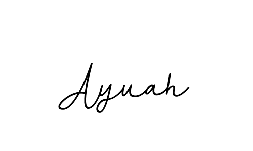 Make a beautiful signature design for name Ayuah. With this signature (BallpointsItalic-DORy9) style, you can create a handwritten signature for free. Ayuah signature style 11 images and pictures png