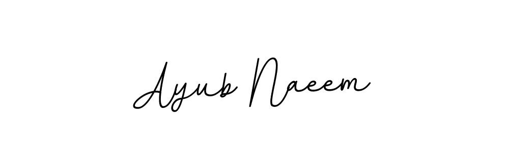 The best way (BallpointsItalic-DORy9) to make a short signature is to pick only two or three words in your name. The name Ayub Naeem include a total of six letters. For converting this name. Ayub Naeem signature style 11 images and pictures png