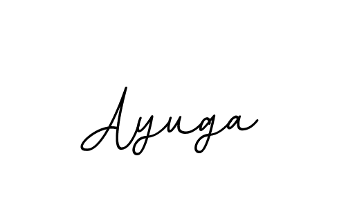 Design your own signature with our free online signature maker. With this signature software, you can create a handwritten (BallpointsItalic-DORy9) signature for name Ayuga. Ayuga signature style 11 images and pictures png