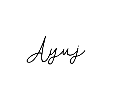 You should practise on your own different ways (BallpointsItalic-DORy9) to write your name (Ayuj) in signature. don't let someone else do it for you. Ayuj signature style 11 images and pictures png