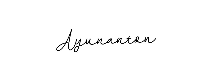How to make Ayunanton signature? BallpointsItalic-DORy9 is a professional autograph style. Create handwritten signature for Ayunanton name. Ayunanton signature style 11 images and pictures png
