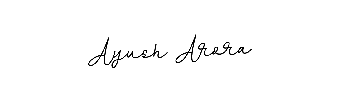 Ayush Arora stylish signature style. Best Handwritten Sign (BallpointsItalic-DORy9) for my name. Handwritten Signature Collection Ideas for my name Ayush Arora. Ayush Arora signature style 11 images and pictures png