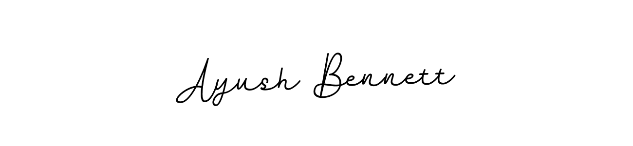 BallpointsItalic-DORy9 is a professional signature style that is perfect for those who want to add a touch of class to their signature. It is also a great choice for those who want to make their signature more unique. Get Ayush Bennett name to fancy signature for free. Ayush Bennett signature style 11 images and pictures png