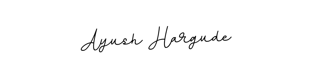 How to make Ayush Hargude signature? BallpointsItalic-DORy9 is a professional autograph style. Create handwritten signature for Ayush Hargude name. Ayush Hargude signature style 11 images and pictures png