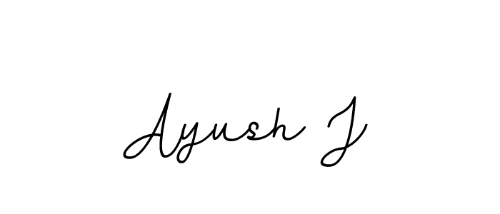 This is the best signature style for the Ayush J name. Also you like these signature font (BallpointsItalic-DORy9). Mix name signature. Ayush J signature style 11 images and pictures png