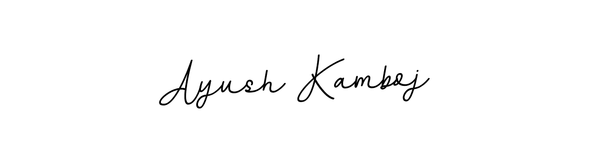 BallpointsItalic-DORy9 is a professional signature style that is perfect for those who want to add a touch of class to their signature. It is also a great choice for those who want to make their signature more unique. Get Ayush Kamboj name to fancy signature for free. Ayush Kamboj signature style 11 images and pictures png
