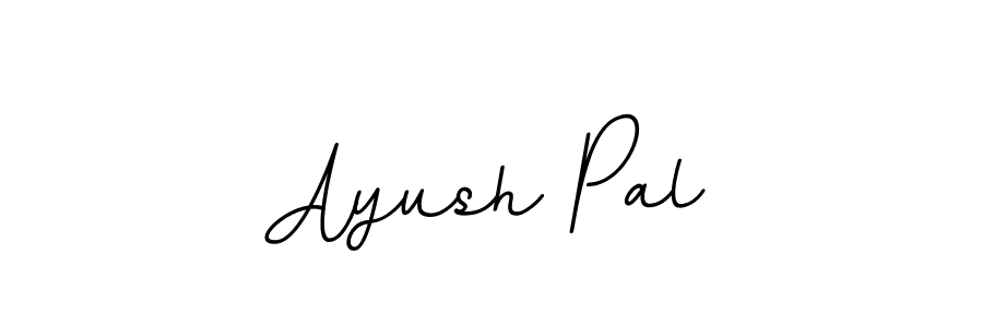 The best way (BallpointsItalic-DORy9) to make a short signature is to pick only two or three words in your name. The name Ayush Pal include a total of six letters. For converting this name. Ayush Pal signature style 11 images and pictures png