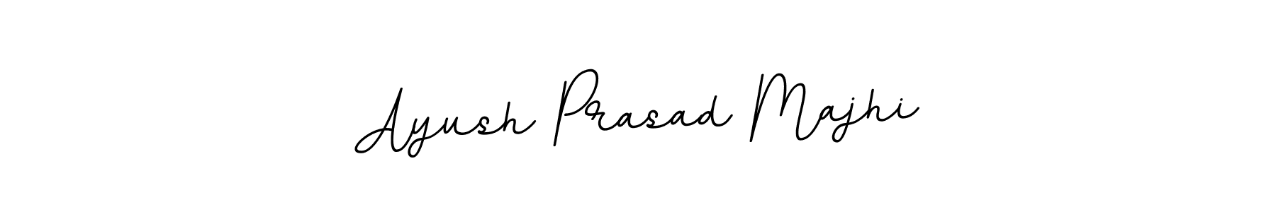 You should practise on your own different ways (BallpointsItalic-DORy9) to write your name (Ayush Prasad Majhi) in signature. don't let someone else do it for you. Ayush Prasad Majhi signature style 11 images and pictures png