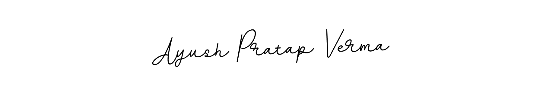 Make a beautiful signature design for name Ayush Pratap Verma. With this signature (BallpointsItalic-DORy9) style, you can create a handwritten signature for free. Ayush Pratap Verma signature style 11 images and pictures png