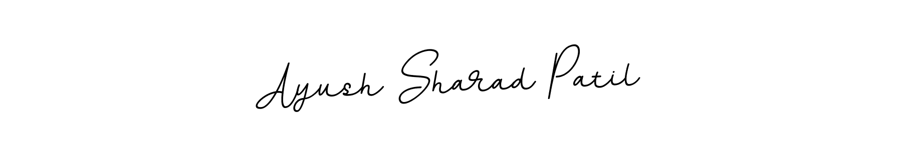 Make a beautiful signature design for name Ayush Sharad Patil. With this signature (BallpointsItalic-DORy9) style, you can create a handwritten signature for free. Ayush Sharad Patil signature style 11 images and pictures png