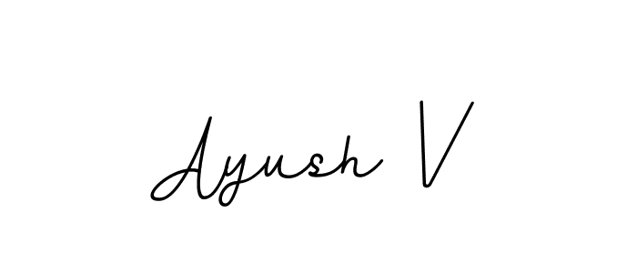 if you are searching for the best signature style for your name Ayush V. so please give up your signature search. here we have designed multiple signature styles  using BallpointsItalic-DORy9. Ayush V signature style 11 images and pictures png