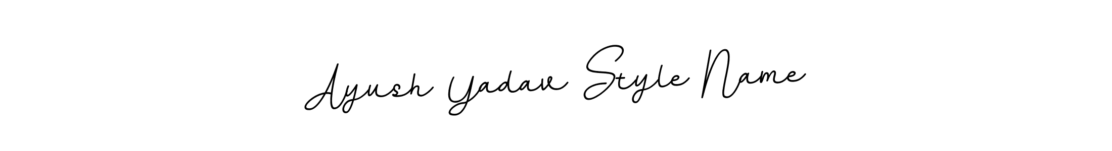 Use a signature maker to create a handwritten signature online. With this signature software, you can design (BallpointsItalic-DORy9) your own signature for name Ayush Yadav Style Name. Ayush Yadav Style Name signature style 11 images and pictures png