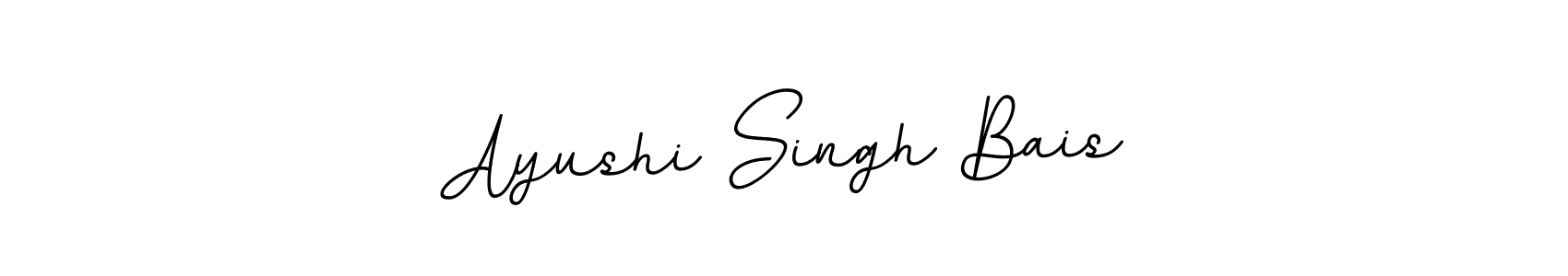 Design your own signature with our free online signature maker. With this signature software, you can create a handwritten (BallpointsItalic-DORy9) signature for name Ayushi Singh Bais. Ayushi Singh Bais signature style 11 images and pictures png