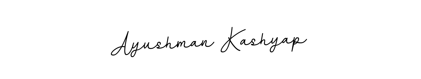 You should practise on your own different ways (BallpointsItalic-DORy9) to write your name (Ayushman Kashyap) in signature. don't let someone else do it for you. Ayushman Kashyap signature style 11 images and pictures png