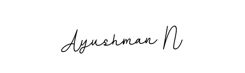 Also You can easily find your signature by using the search form. We will create Ayushman N name handwritten signature images for you free of cost using BallpointsItalic-DORy9 sign style. Ayushman N signature style 11 images and pictures png