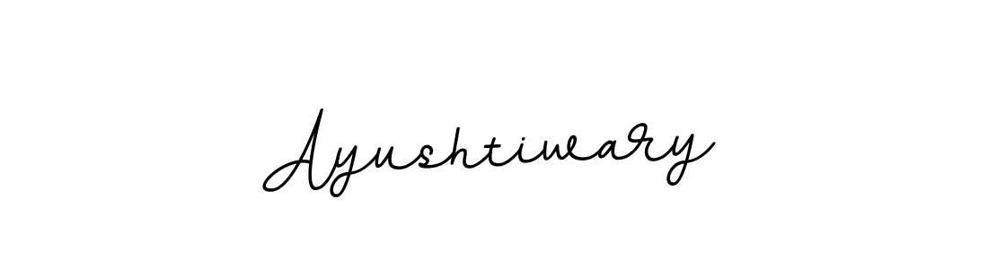 Make a beautiful signature design for name Ayushtiwary. With this signature (BallpointsItalic-DORy9) style, you can create a handwritten signature for free. Ayushtiwary signature style 11 images and pictures png