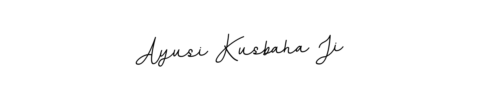 Use a signature maker to create a handwritten signature online. With this signature software, you can design (BallpointsItalic-DORy9) your own signature for name Ayusi Kusbaha Ji. Ayusi Kusbaha Ji signature style 11 images and pictures png