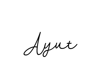 How to make Ayut signature? BallpointsItalic-DORy9 is a professional autograph style. Create handwritten signature for Ayut name. Ayut signature style 11 images and pictures png