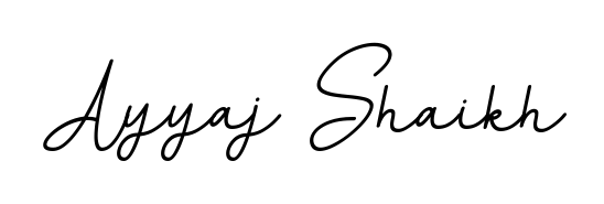 Download transparent PNG signature for name Ayyaj Shaikh styled with BallpointsItalic-DORy9 font. Ready to paste directly into PDF and Word agreements. Ayyaj Shaikh signature style 11 images and pictures png