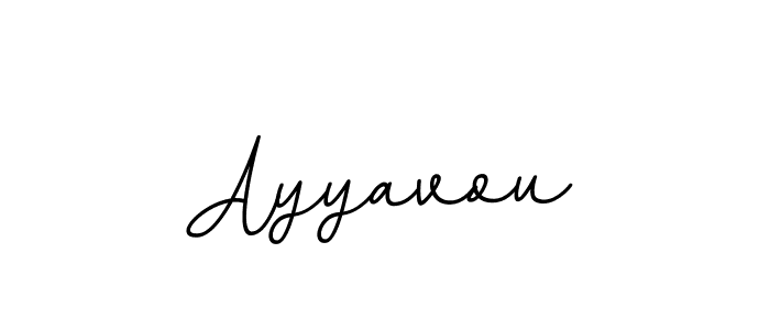 if you are searching for the best signature style for your name Ayyavou. so please give up your signature search. here we have designed multiple signature styles  using BallpointsItalic-DORy9. Ayyavou signature style 11 images and pictures png