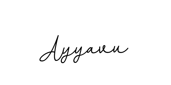 How to make Ayyavu name signature. Use BallpointsItalic-DORy9 style for creating short signs online. This is the latest handwritten sign. Ayyavu signature style 11 images and pictures png