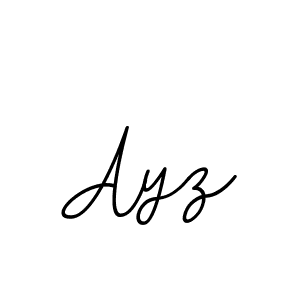 Make a beautiful signature design for name Ayz. With this signature (BallpointsItalic-DORy9) style, you can create a handwritten signature for free. Ayz signature style 11 images and pictures png