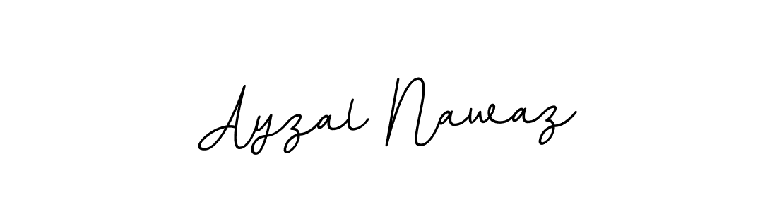 Make a beautiful signature design for name Ayzal Nawaz. With this signature (BallpointsItalic-DORy9) style, you can create a handwritten signature for free. Ayzal Nawaz signature style 11 images and pictures png