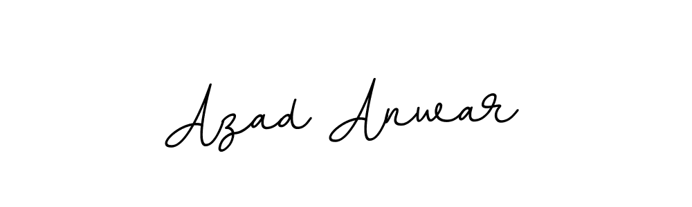 Make a beautiful signature design for name Azad Anwar. With this signature (BallpointsItalic-DORy9) style, you can create a handwritten signature for free. Azad Anwar signature style 11 images and pictures png