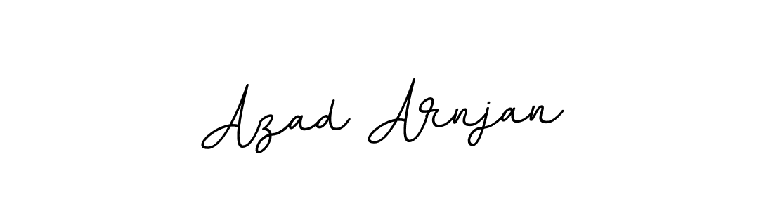This is the best signature style for the Azad Arnjan name. Also you like these signature font (BallpointsItalic-DORy9). Mix name signature. Azad Arnjan signature style 11 images and pictures png