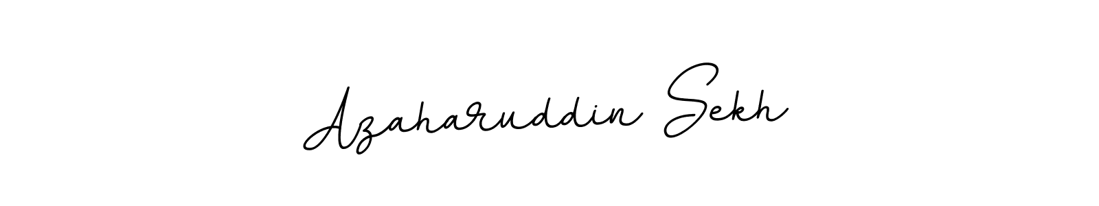 Use a signature maker to create a handwritten signature online. With this signature software, you can design (BallpointsItalic-DORy9) your own signature for name Azaharuddin Sekh. Azaharuddin Sekh signature style 11 images and pictures png