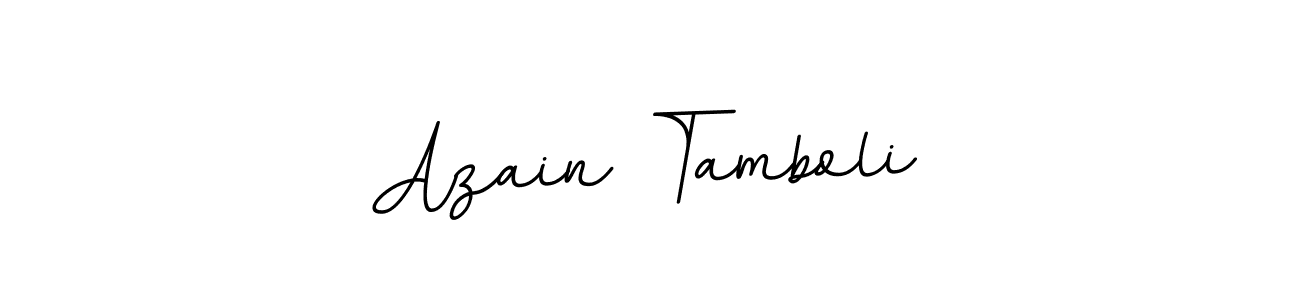 Also You can easily find your signature by using the search form. We will create Azain Tamboli name handwritten signature images for you free of cost using BallpointsItalic-DORy9 sign style. Azain Tamboli signature style 11 images and pictures png